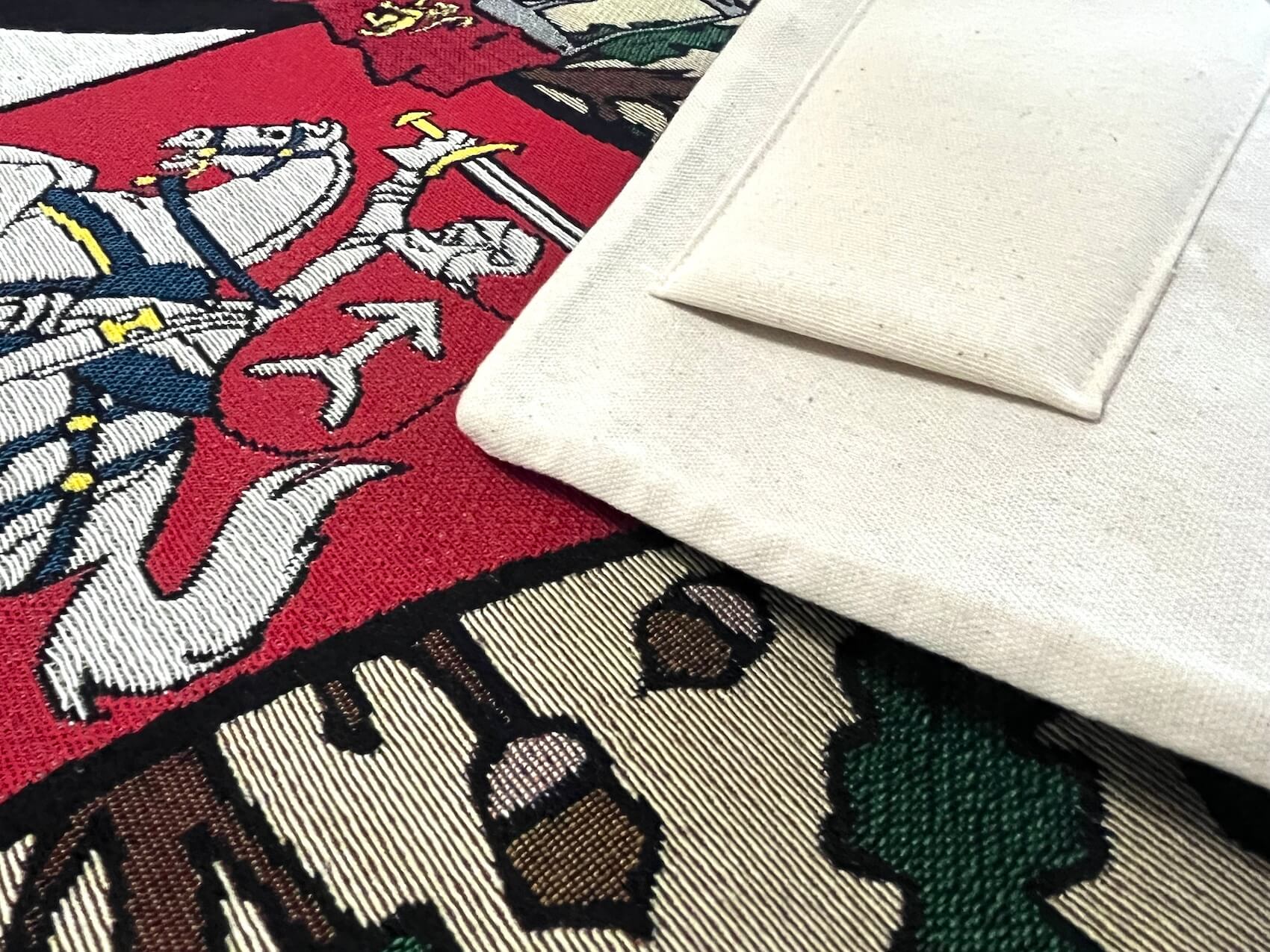 Embroidered tapestry