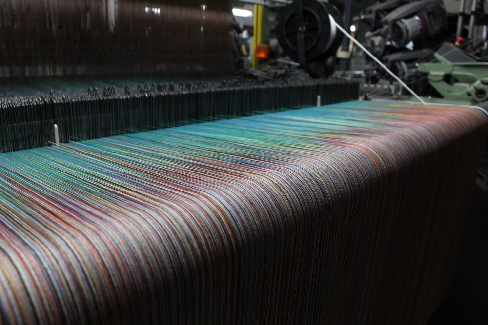 Colorful weaving threads