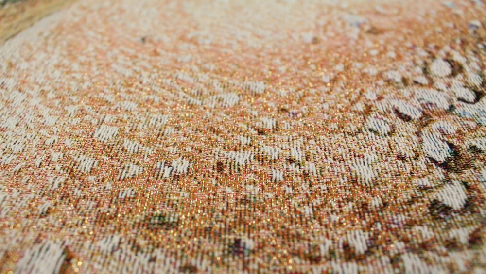 Close-up woven fabric texture