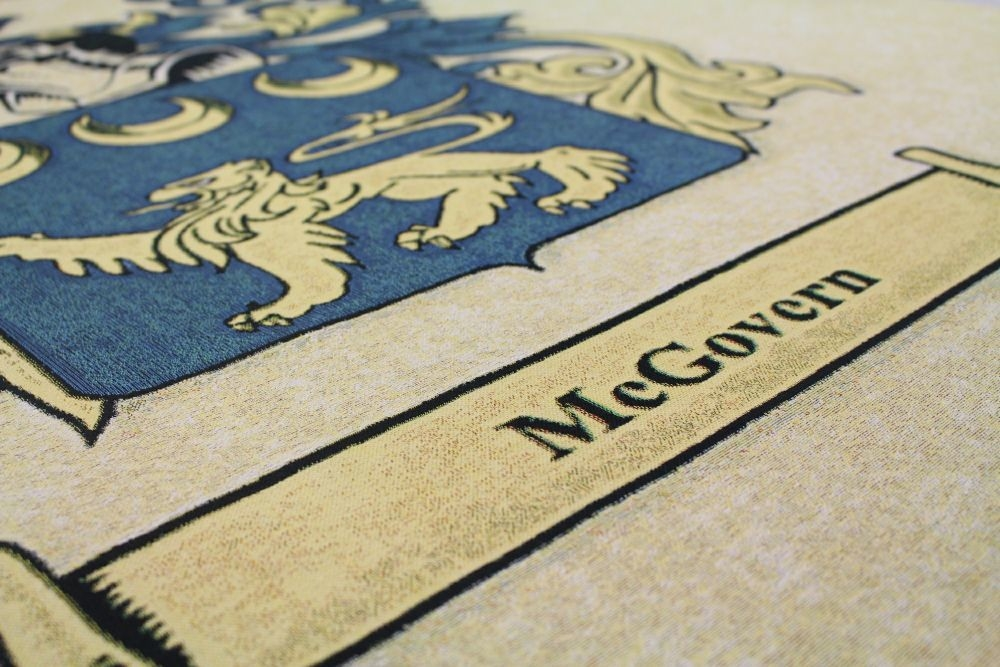 Close-up of the McGovern tapestry