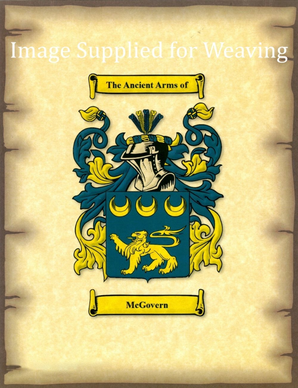 McGovern family crest, regal heritage