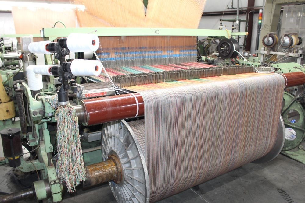 Colorful weaving loom