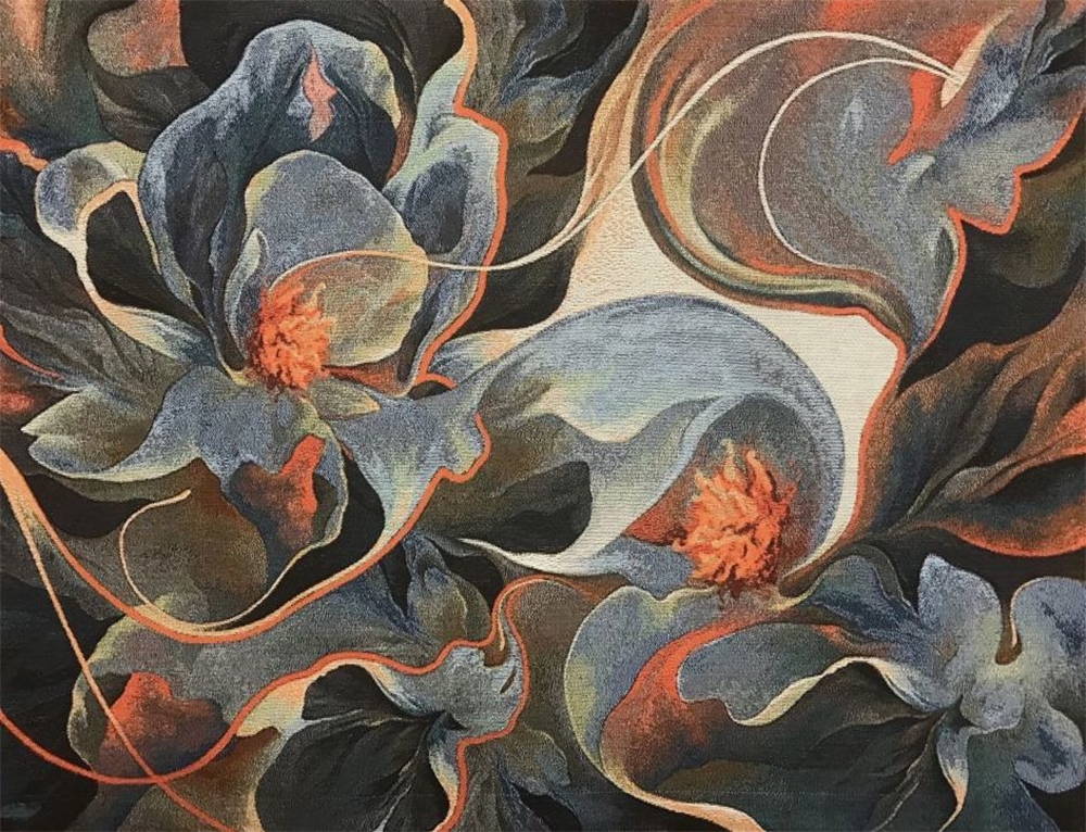 Abstract Floral Tapestry