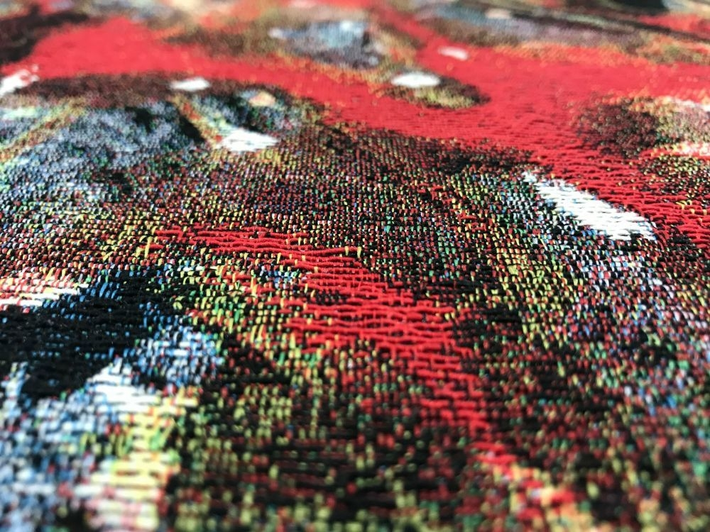 Close-up of woven textile