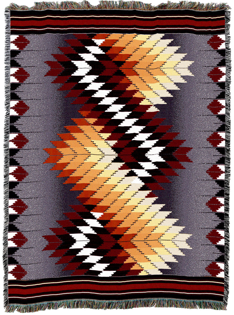 Whirlwind Fire Tapestry Throw
