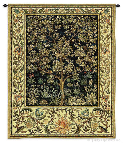 Tree of Life Midnight Blue William Morris Wall Tapestry