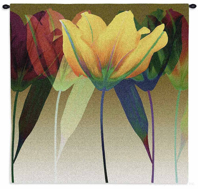 Abstract Tulips Wall Tapestry