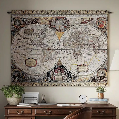 Vintage Map Tapestries