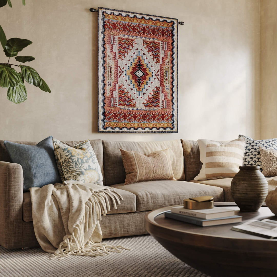 Southwest Salmon Wall Tapestry