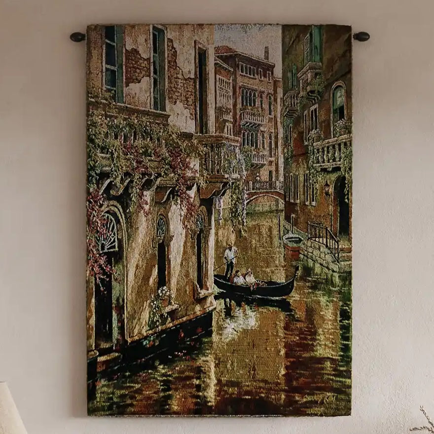 Afternoon Chat Venetian Wall Tapestry