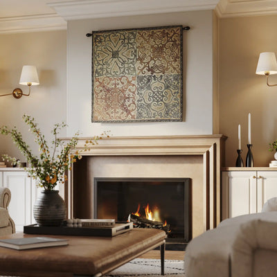 Wrought Iron Elegance Wall Tapestry