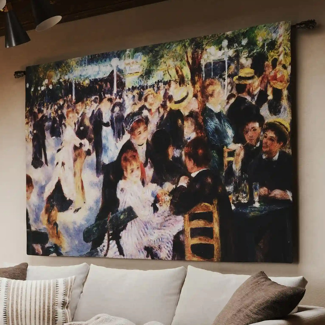 Bal du Moulin de la Galette Wall Tapestry
