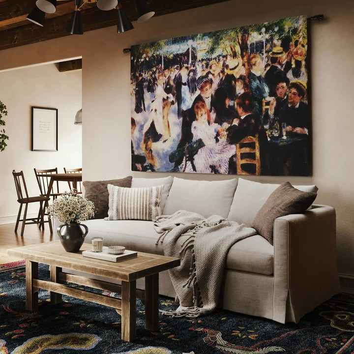Bal du Moulin de la Galette Wall Tapestry