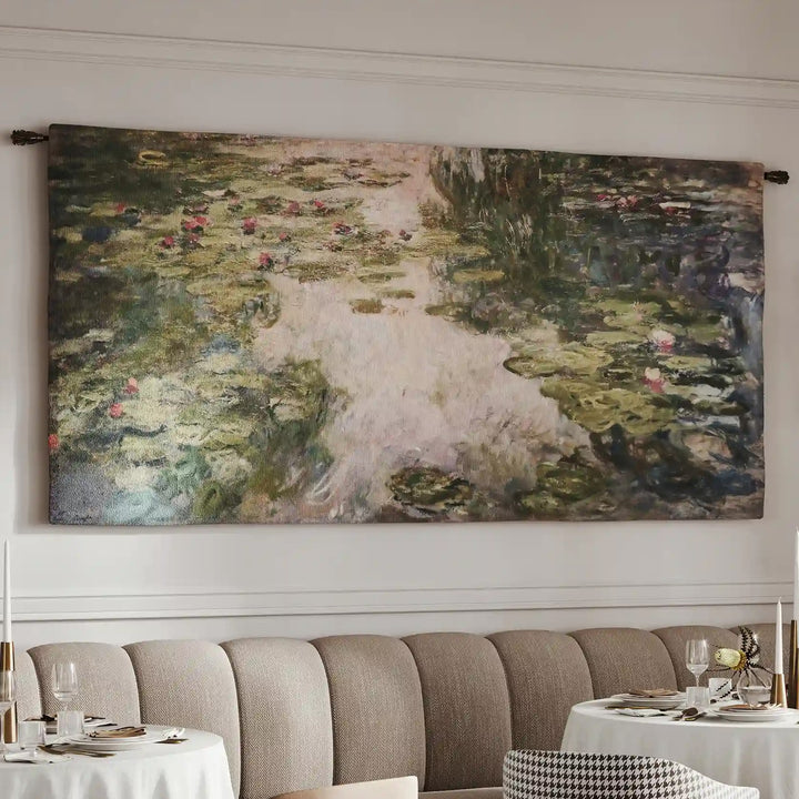 Monet Waterlilies Wall Tapestry