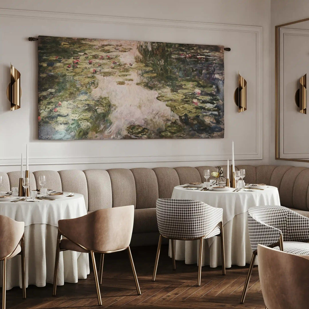 Monet Waterlilies Wall Tapestry