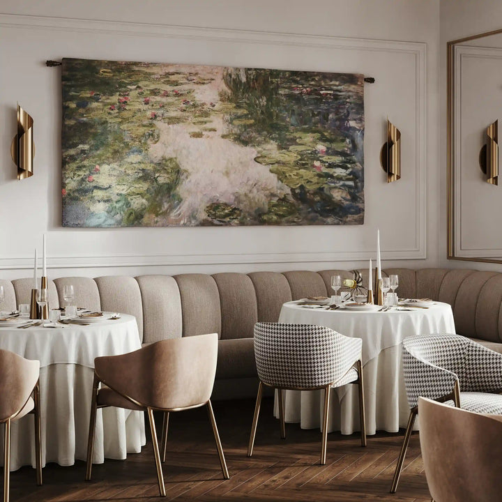 Monet Waterlilies Wall Tapestry