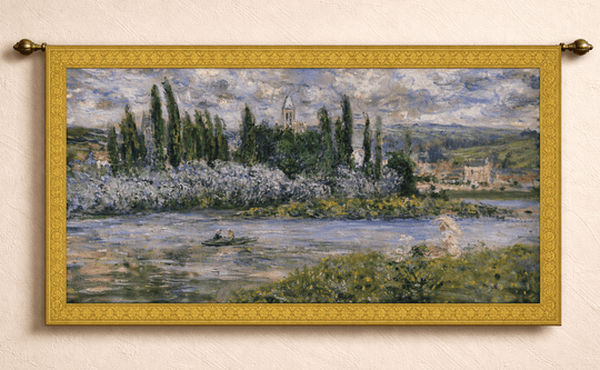 75% OFF CLEARANCE! - Monet View of Vetheuil Sur Siene Wall Tapestry - SALE IS FINAL