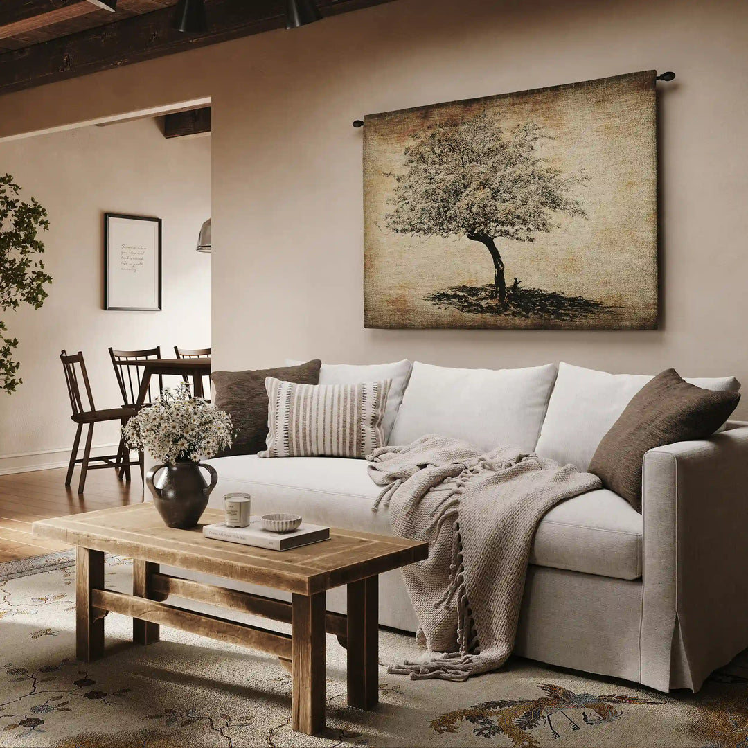 Resting Tree Wall Tapestry