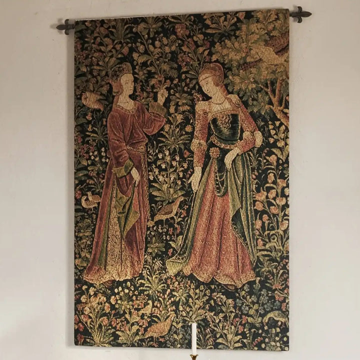 Promenade Nobles Left Panel Belgian Wall Tapestry