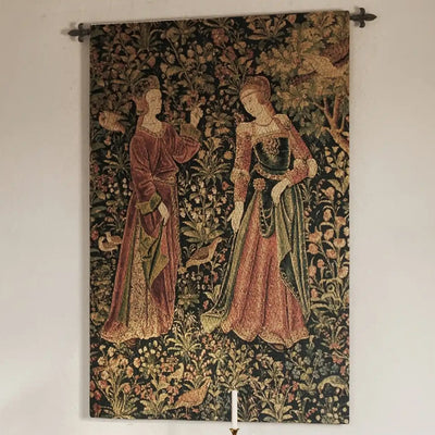 Promenade Nobles Left Panel Belgian Wall Tapestry