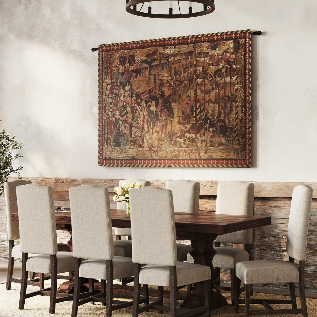Le Tournai Horizontal French Wall Tapestry