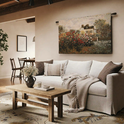The House Of Claude Monet European Wall Tapestry
