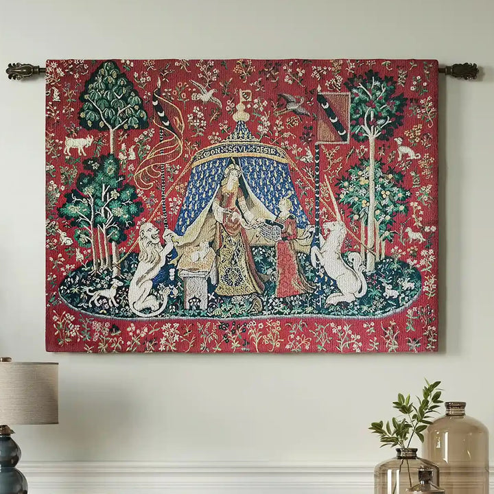 Lady and the Unicorn Belgian Wall Tapestry