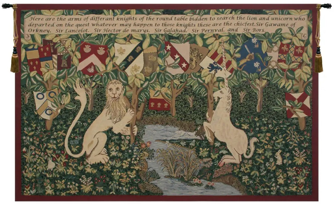 Arms of the Knights Belgian Wall Tapestry