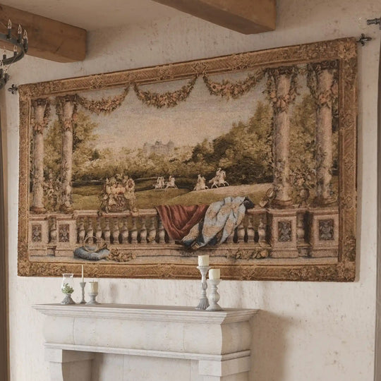 Maison Royale II Wide French Wall Tapestry