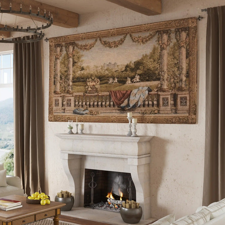 Maison Royale II Wide French Wall Tapestry
