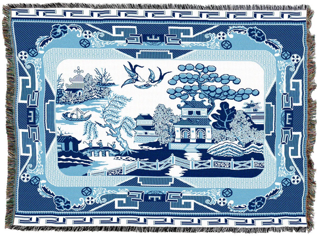 Willow Blue Throw