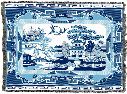 Willow Blue Throw