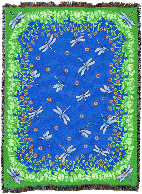 Dancing Dragonfly Throw