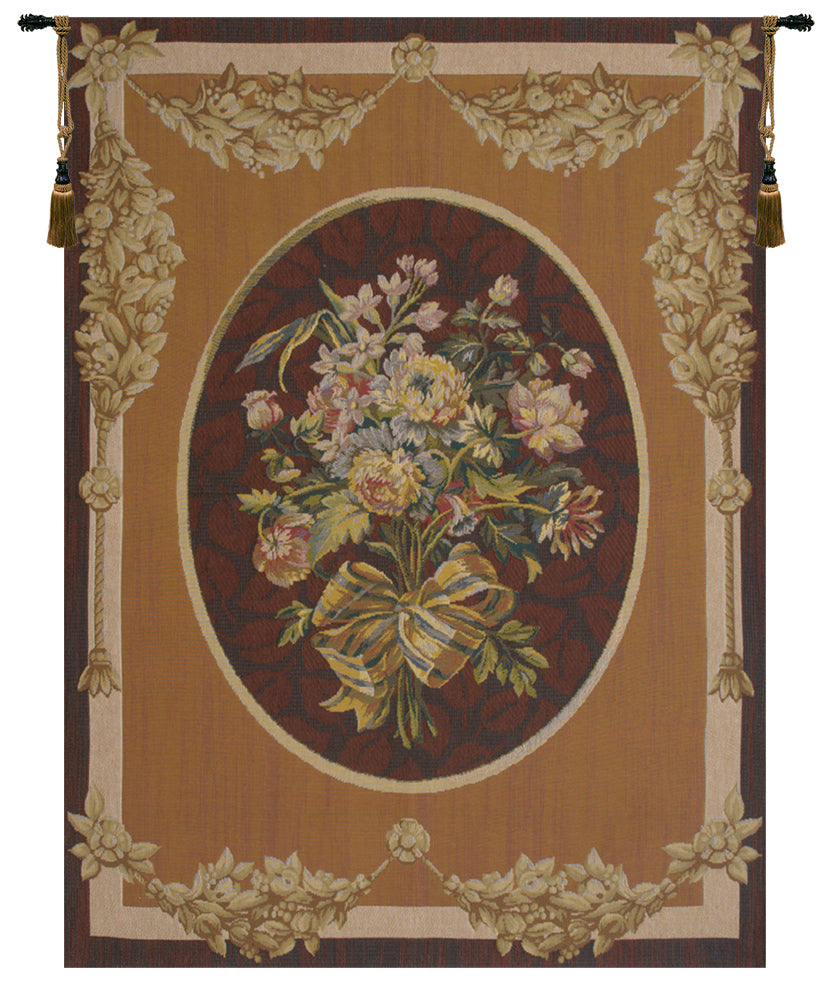 Petit Bouquet en Jaune French Wall Tapestry