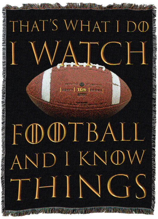 I Watch Football Throw