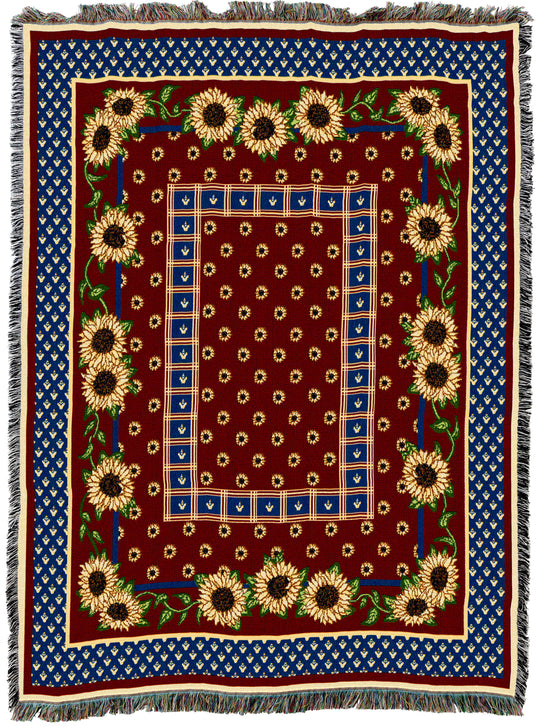 Sunflowers Splendor Throw