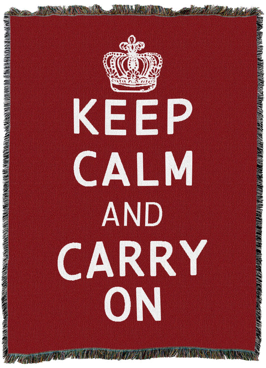 Keep Calm Throw