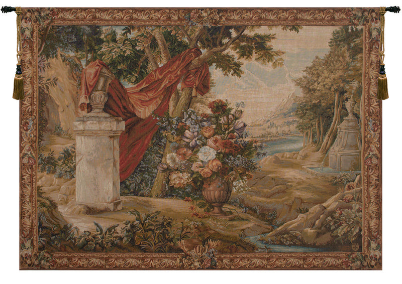 Bouquet au Drape No People French Wall Tapestry