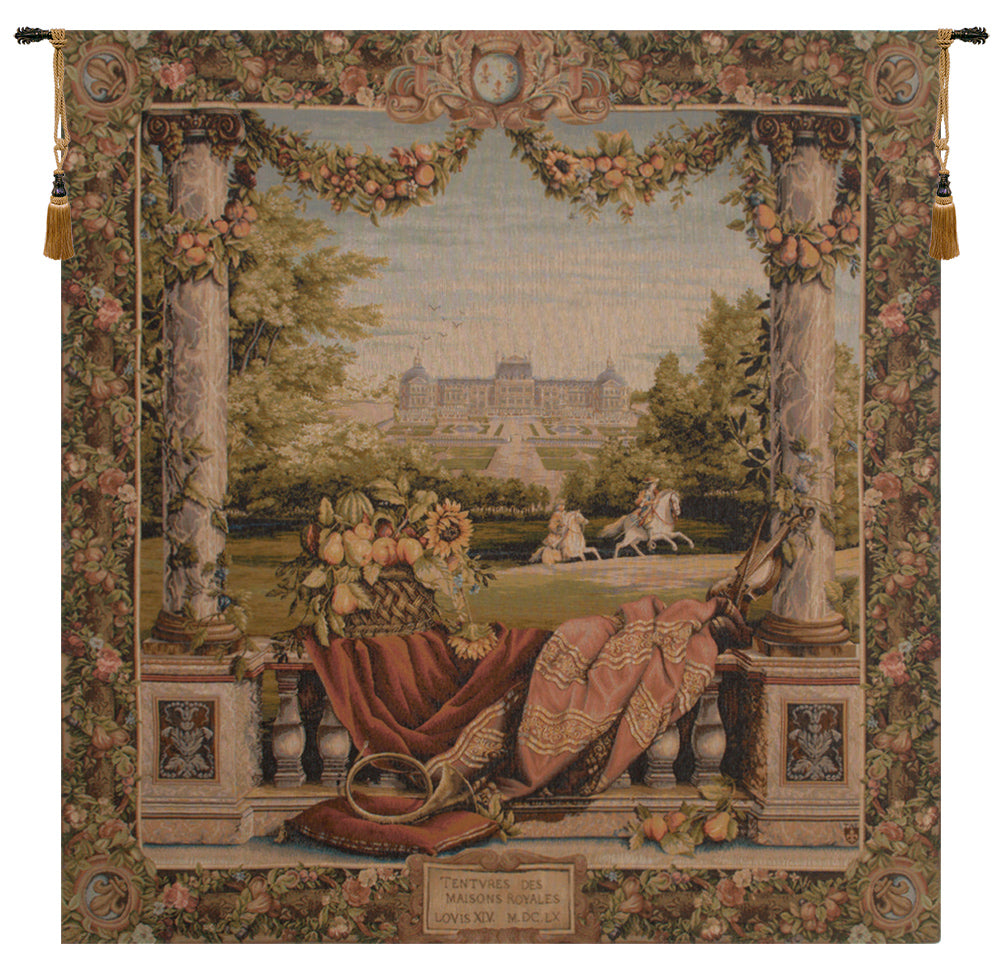 Terrasse Au Chateau II French Wall Tapestry