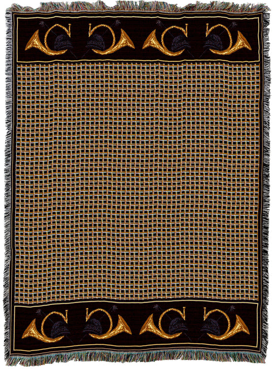 Hunters Pace Equestrian Decor Throw