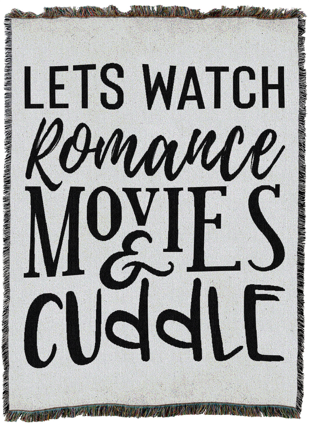 Let's Watch Romance Movies Throw