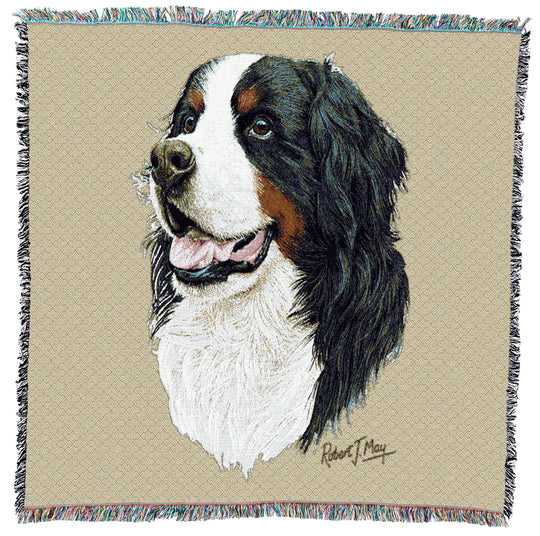 Bernese Mountain Dog Small Throw