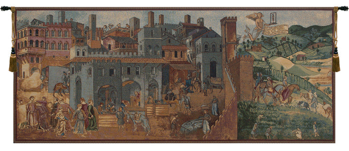 Allegoria del Buon Governo Italian Wall Tapestry