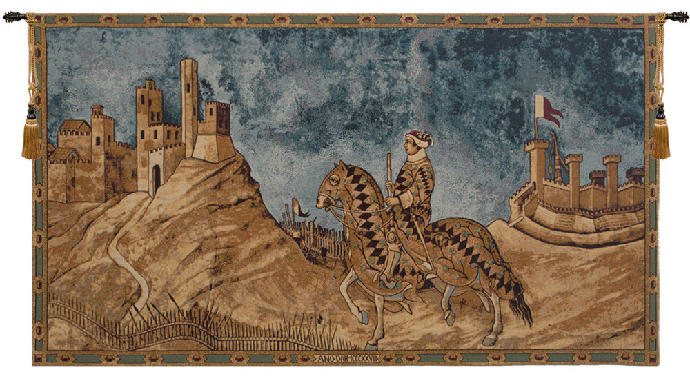 Guido Riccio da Fogliano Italian Wall Tapestry