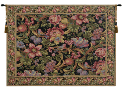 Eve's Floral Paradise European Wall Tapestry