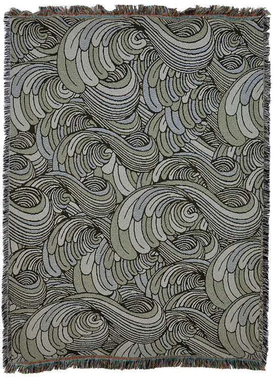 Serene Waves of Mist Throw