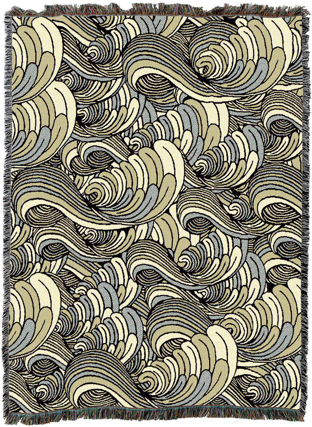 Serene Waves of Sand Throw