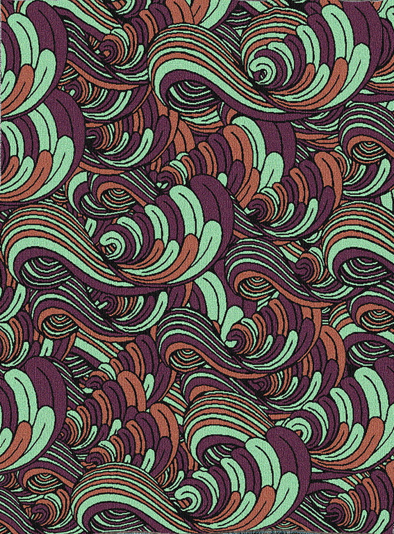 Serene Waves of Sherbet Throw