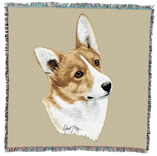 Pembroke Welsh Corgi Small Throw