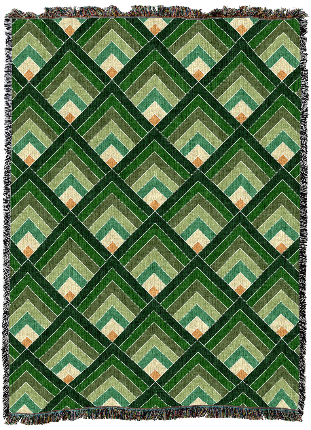 Log Cabin Window Spring Throw